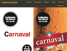 Tablet Screenshot of carnavaldebulle.ch